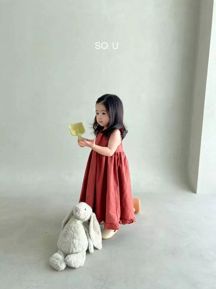 So U - Korean Children Fashion - #discoveringself - Back Ribbon Wing One-piece - 12