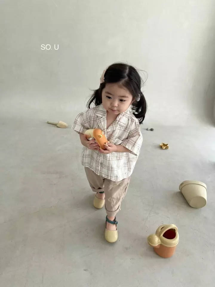 So U - Korean Children Fashion - #discoveringself - Check Pocket Skirt - 6
