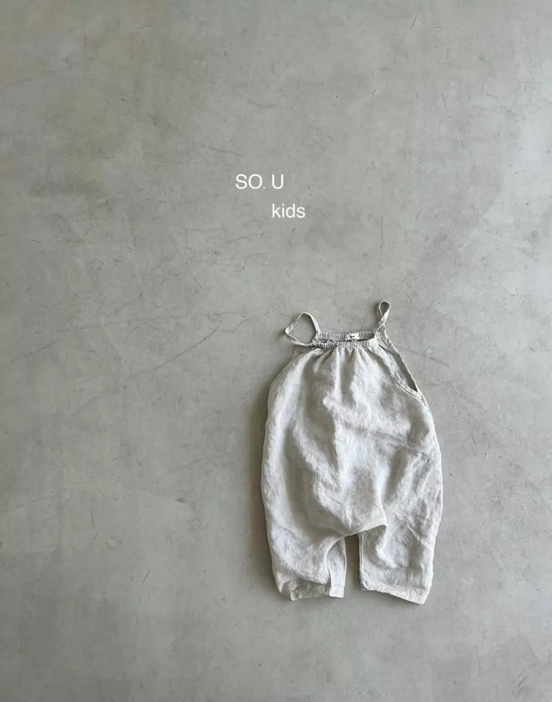 So U - Korean Children Fashion - #discoveringself - Shrring String Jumpsuit - 11