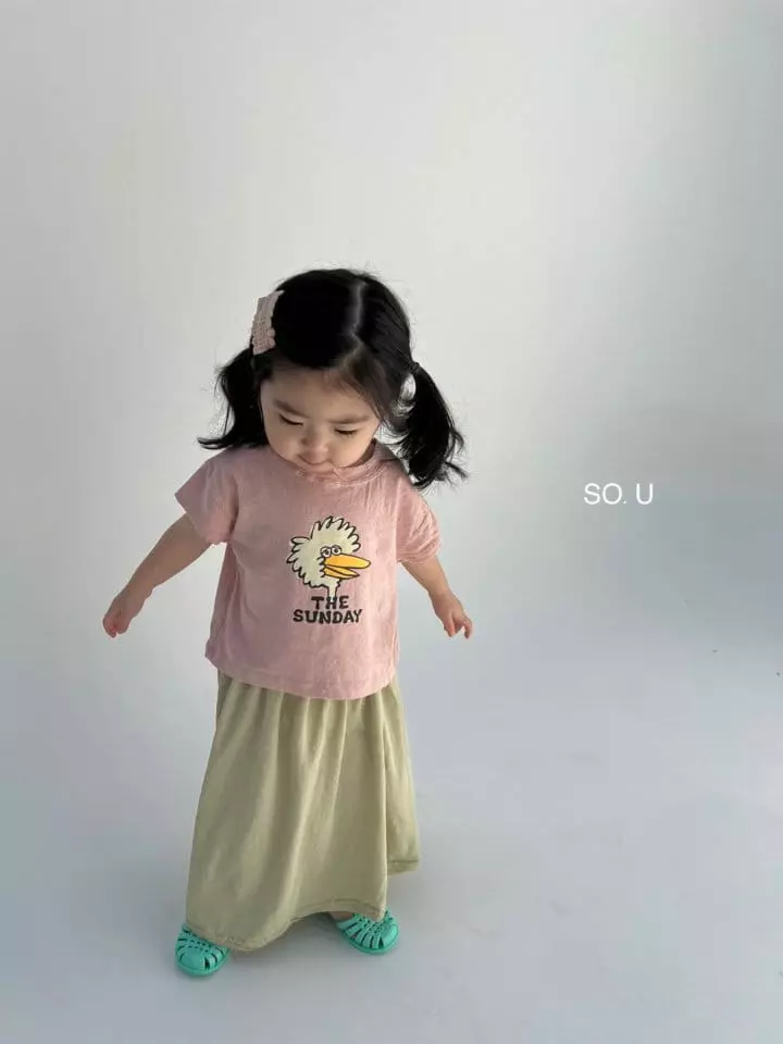 So U - Korean Children Fashion - #fashionkids - Natural Long Skirt - 10