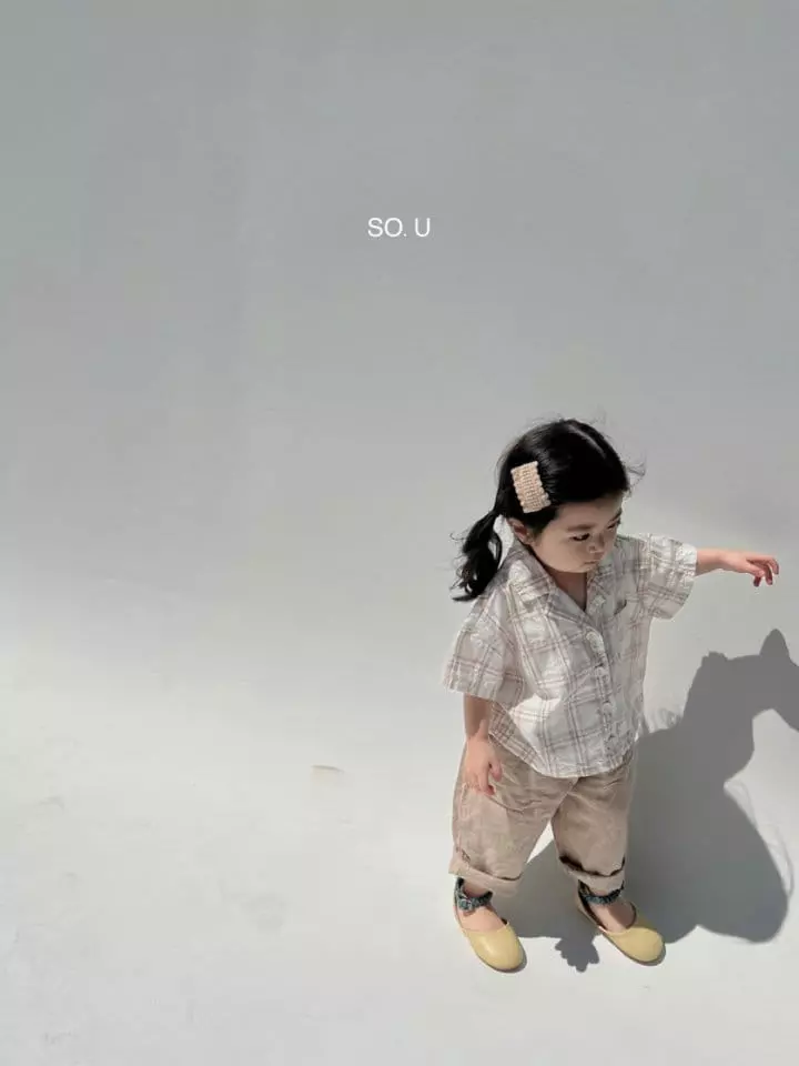 So U - Korean Children Fashion - #fashionkids - Check Pocket Skirt - 7