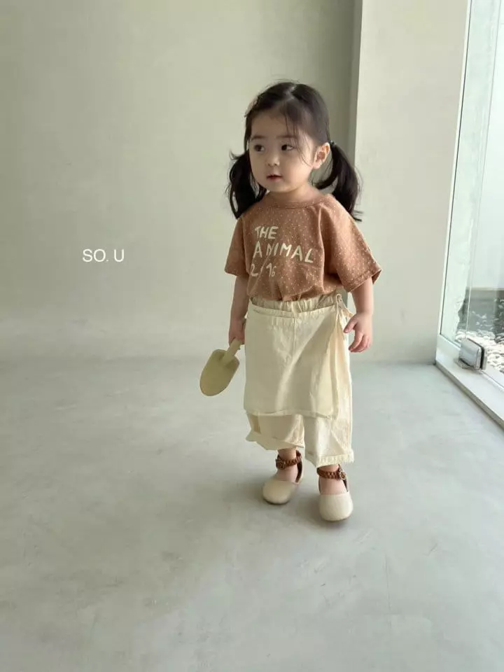 So U - Korean Children Fashion - #fashionkids - Dot Tee - 5