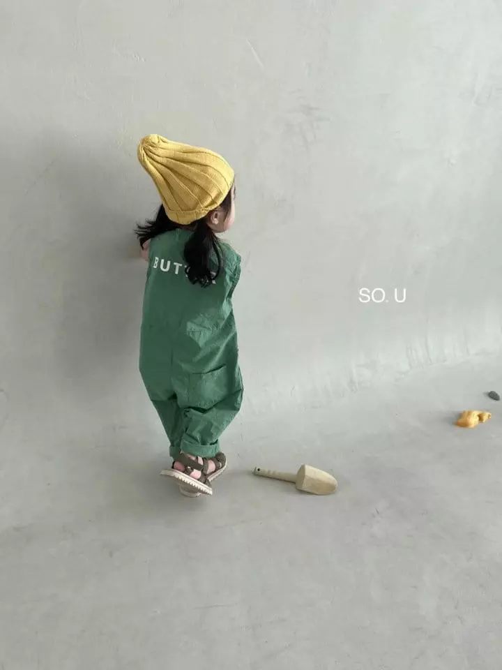 So U - Korean Children Fashion - #fashionkids - Butter Overalls Bodysuit - 3