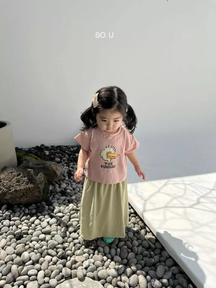 So U - Korean Children Fashion - #kidsshorts - Natural Long Skirt - 11
