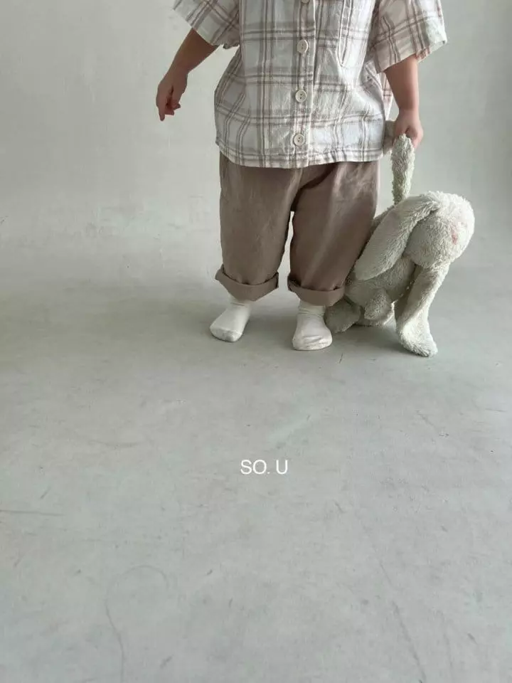 So U - Korean Children Fashion - #kidsshorts - Button Pants - 9