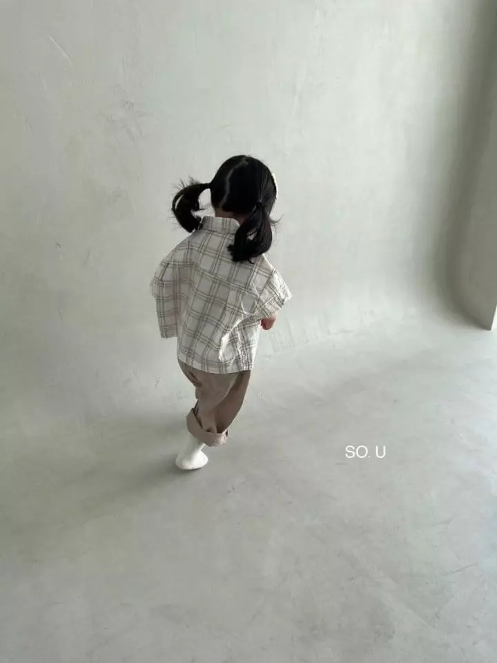 So U - Korean Children Fashion - #kidsshorts - Check Pocket Skirt - 8