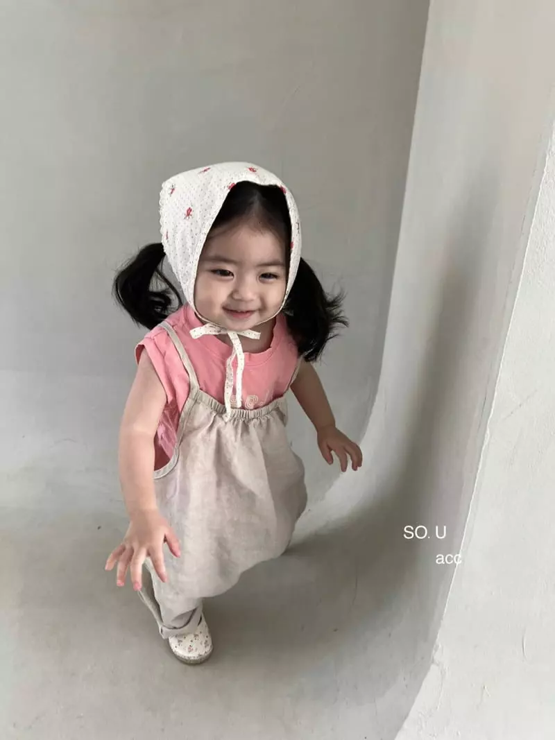 So U - Korean Children Fashion - #fashionkids - Small Flwoer Scarf - 4