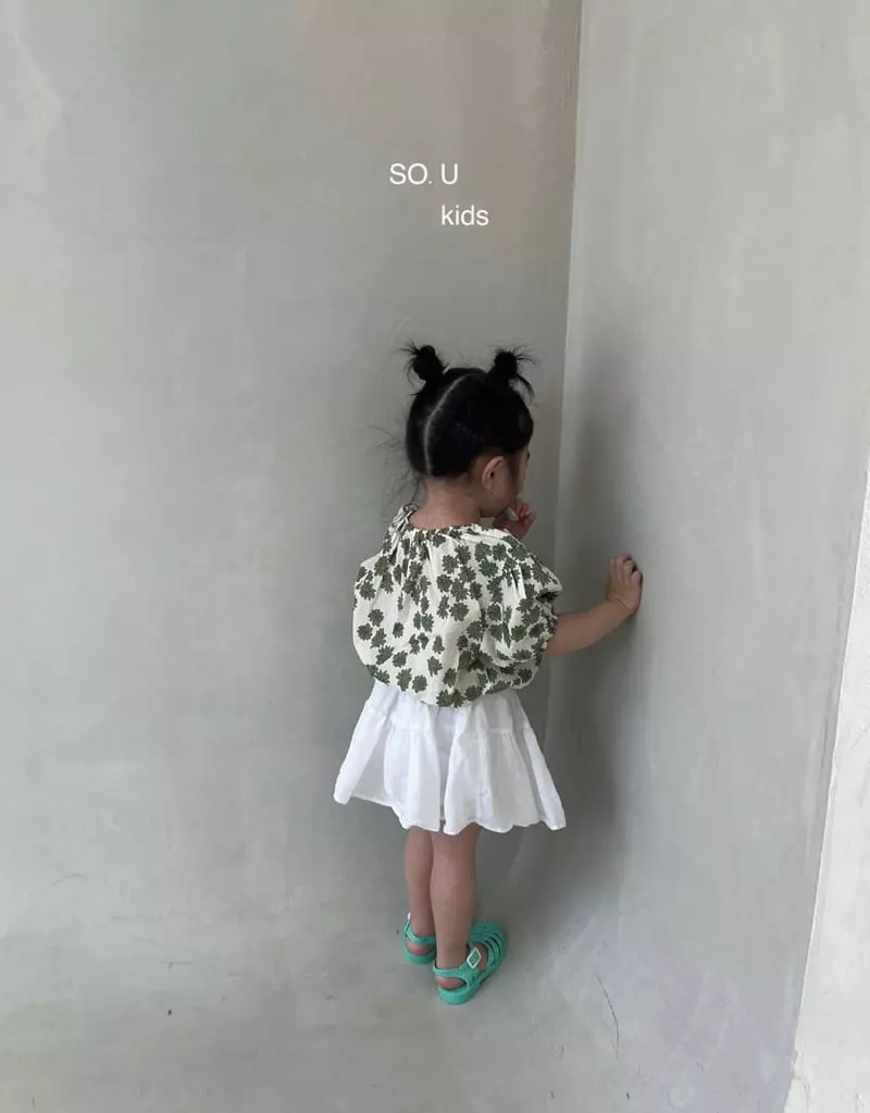 So U - Korean Children Fashion - #kidsshorts - Two Shirring Skirt - 2