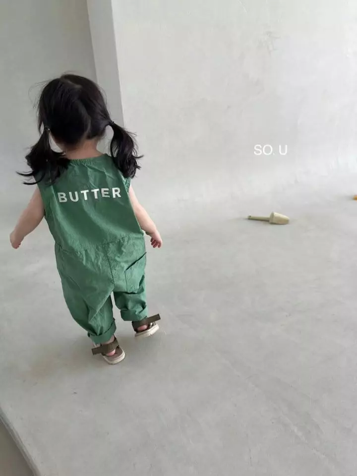 So U - Korean Children Fashion - #kidsstore - Butter Overalls Bodysuit - 5