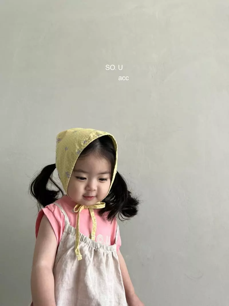 So U - Korean Children Fashion - #kidsstore - Small Flwoer Scarf - 5