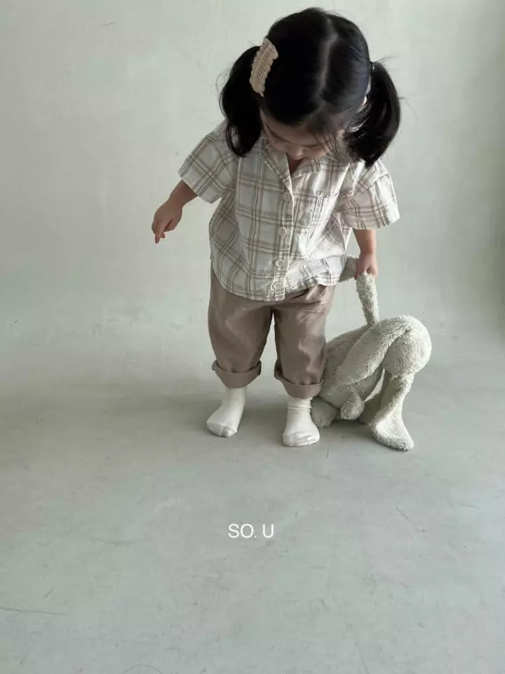 So U - Korean Children Fashion - #kidzfashiontrend - Button Pants - 11