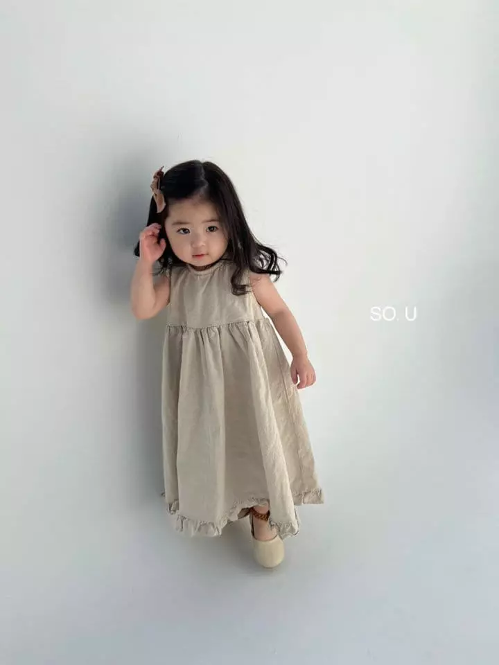 So U - Korean Children Fashion - #Kfashion4kids - Back Ribbon Wing One-piece - 4