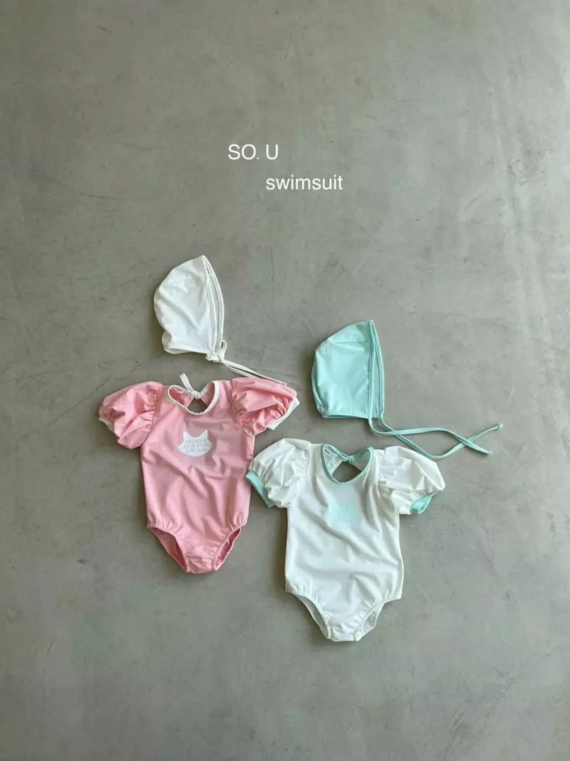 So U - Korean Children Fashion - #littlefashionista - Kitty Swimwear - 10
