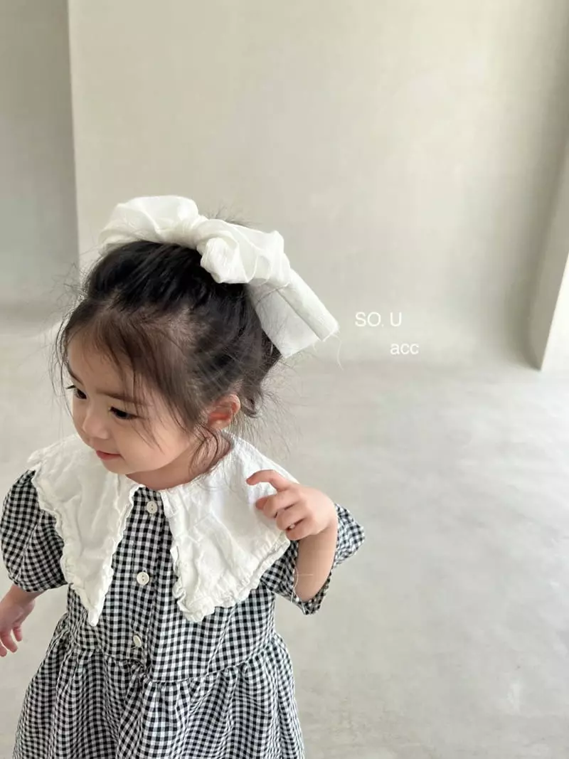 So U - Korean Children Fashion - #littlefashionista - Big Ribbon Hairpin - 9