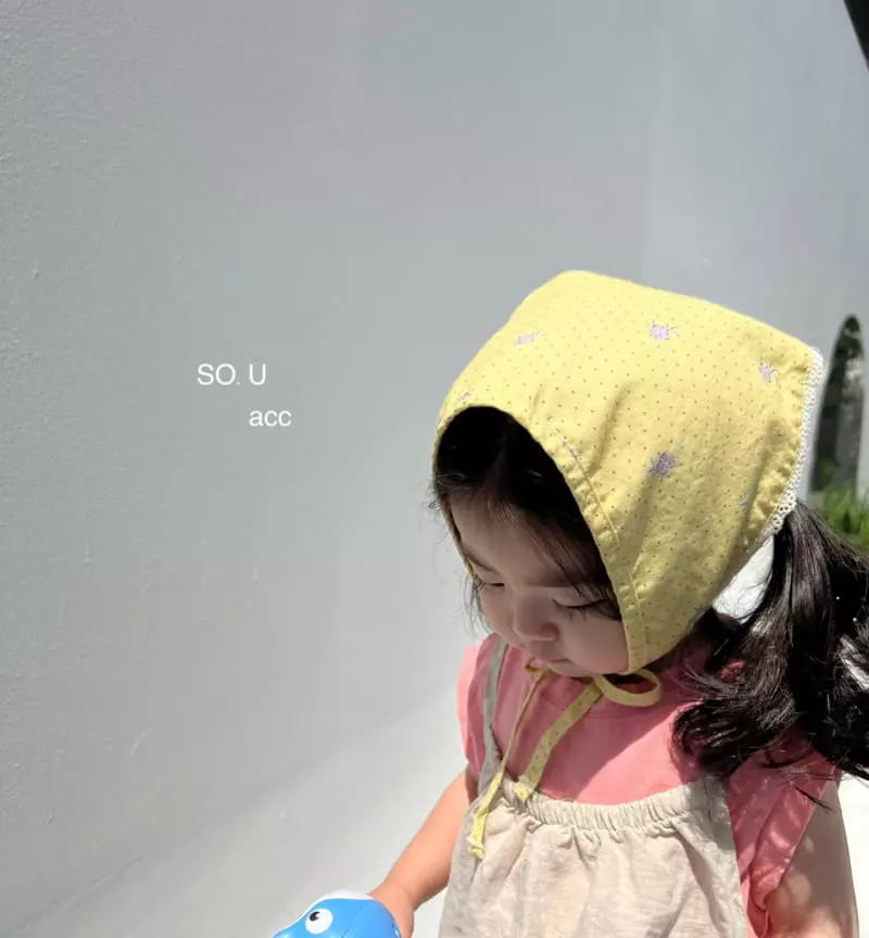 So U - Korean Children Fashion - #littlefashionista - Small Flwoer Scarf - 8