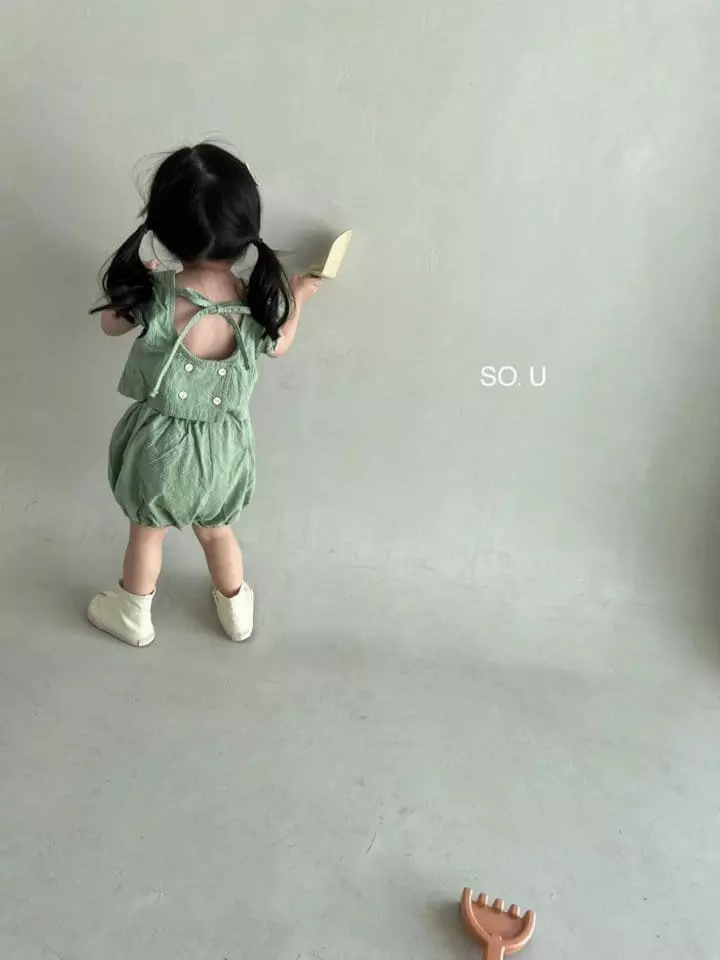 So U - Korean Children Fashion - #magicofchildhood - Pumpkin Top Bottom Set - 10