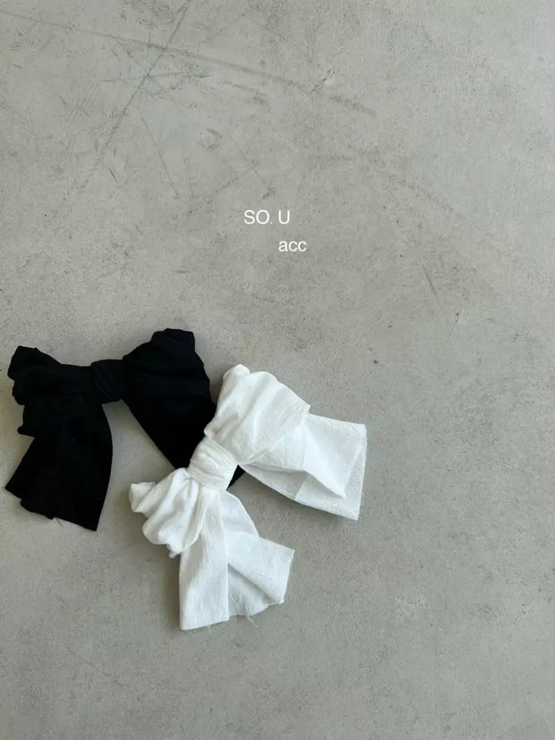 So U - Korean Children Fashion - #minifashionista - Big Ribbon Hairpin - 11