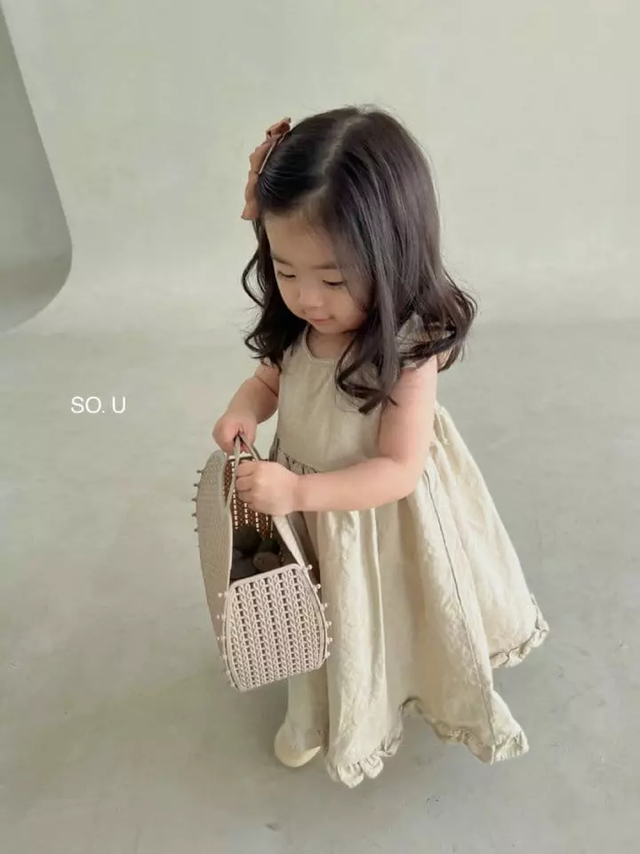 So U - Korean Children Fashion - #prettylittlegirls - Back Ribbon Wing One-piece - 7