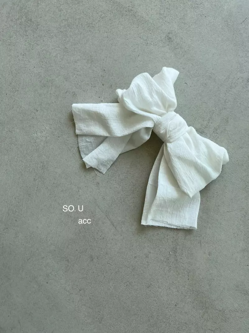 So U - Korean Children Fashion - #prettylittlegirls - Big Ribbon Hairpin - 12
