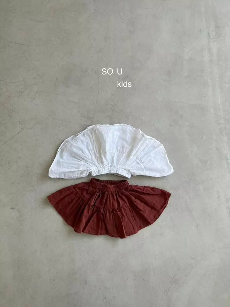 So U - Korean Children Fashion - #stylishchildhood - Two Shirring Skirt - 12