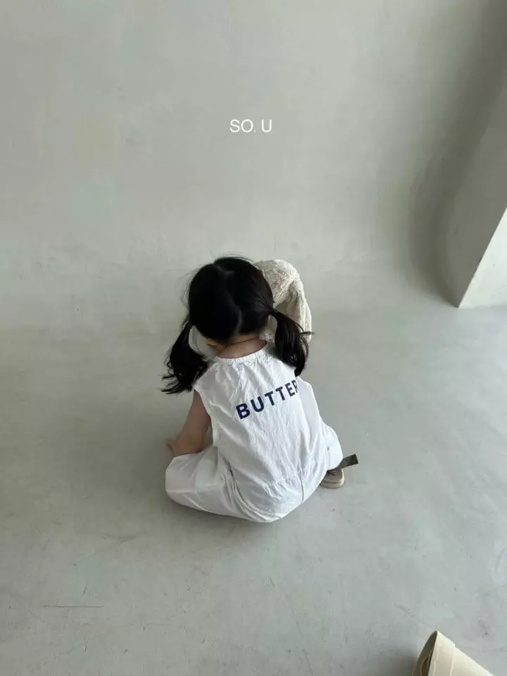 So U - Korean Children Fashion - #todddlerfashion - Butter Overalls Bodysuit - 12