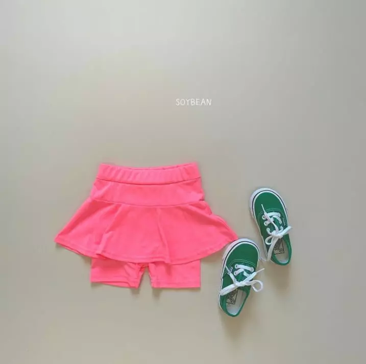 Soybean - Korean Children Fashion - #Kfashion4kids - Bootscut Skirt Leggings - 2