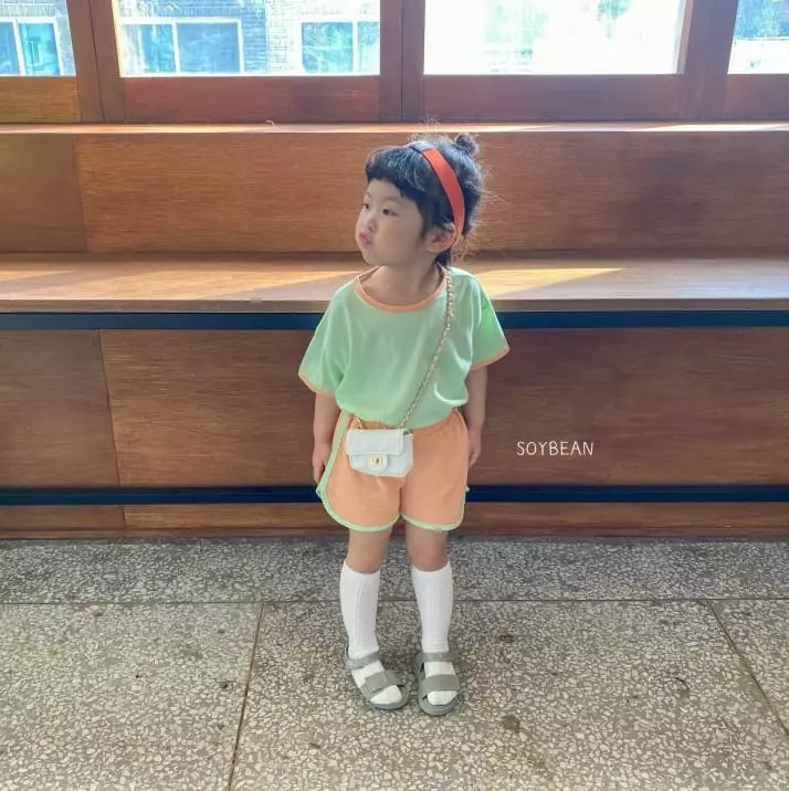 Soybean - Korean Children Fashion - #Kfashion4kids - Marcaroon Top Bottom Set - 12