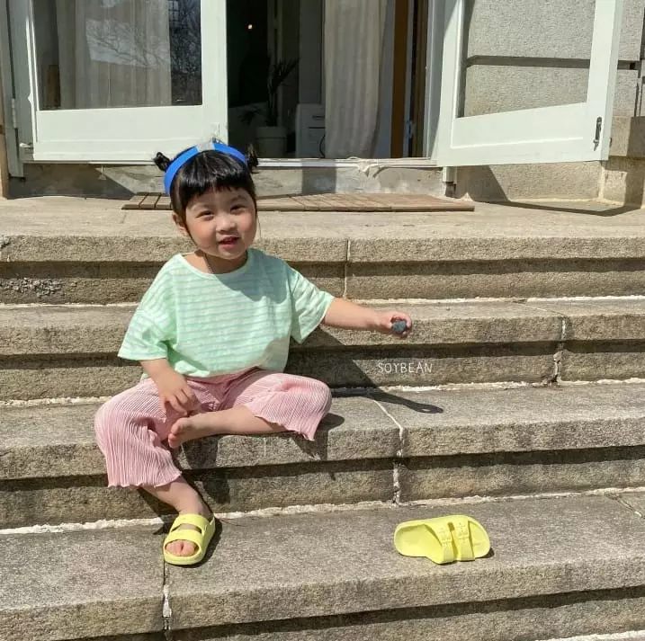 Soybean - Korean Children Fashion - #childofig - Vivid Stripes Tee - 2