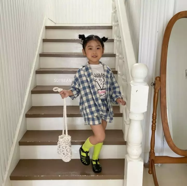 Soybean - Korean Children Fashion - #childofig - Washing London Boy Top Bottom Set - 8