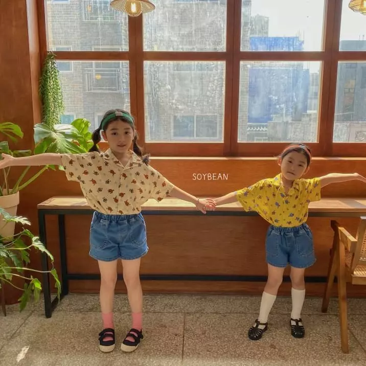 Soybean - Korean Children Fashion - #childofig - Puppy Leon Open Shirt - 3