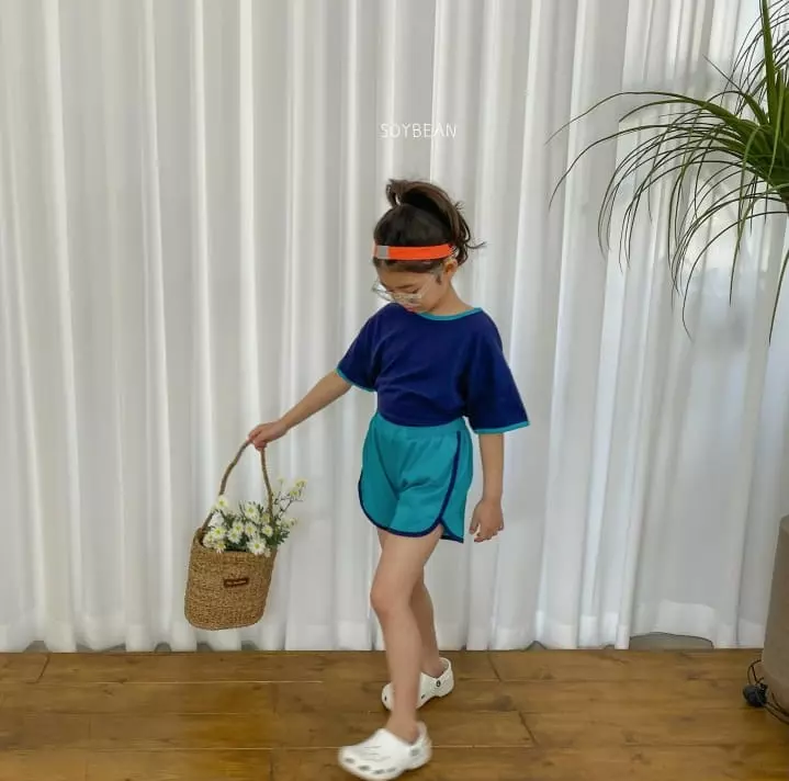 Soybean - Korean Children Fashion - #childofig - Marcaroon Top Bottom Set - 3