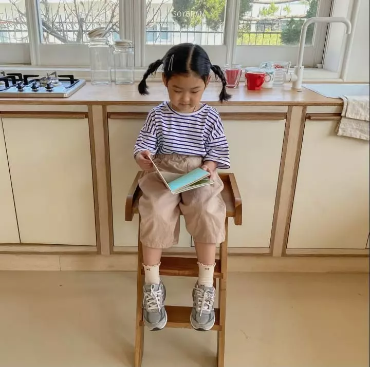 Soybean - Korean Children Fashion - #childrensboutique - Capri Washing Linen Pants - 6