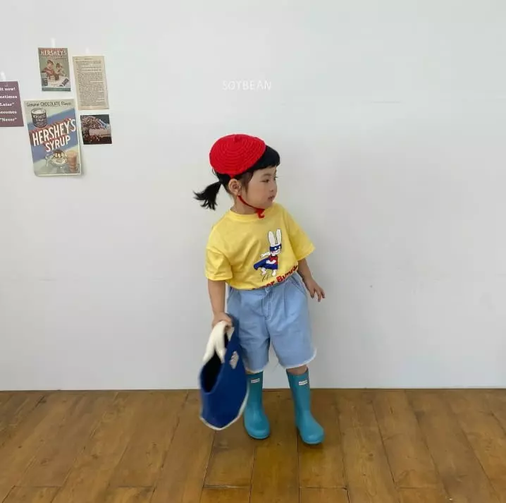 Soybean - Korean Children Fashion - #childrensboutique - Super Rabbit Tee - 10