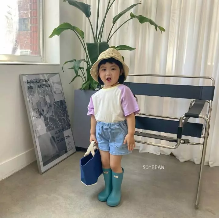 Soybean - Korean Children Fashion - #childrensboutique - Pocket Denim Shorts - 7