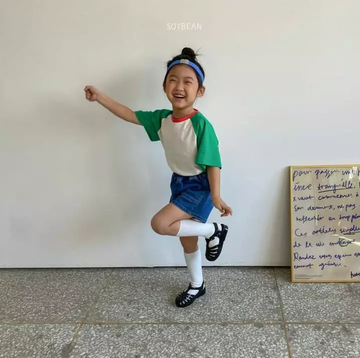 Soybean - Korean Children Fashion - #childrensboutique - Summer Raglan Tee - 2