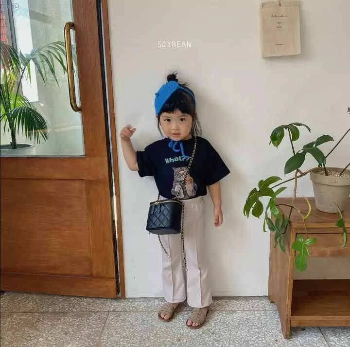 Soybean - Korean Children Fashion - #designkidswear - Cool Bunddo Bootscut Pants - 11