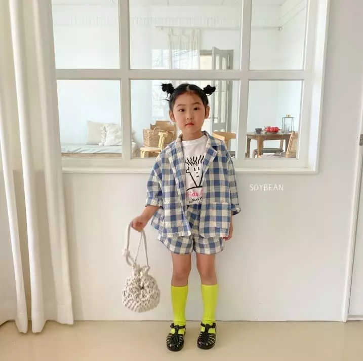 Soybean - Korean Children Fashion - #designkidswear - Washing London Boy Top Bottom Set - 11