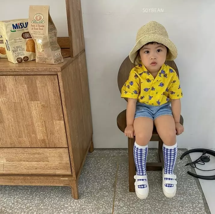 Soybean - Korean Children Fashion - #designkidswear - Puppy Leon Open Shirt - 6