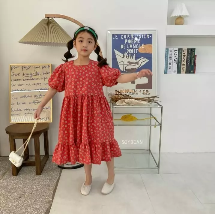 Soybean - Korean Children Fashion - #childrensboutique - Lovely One-piece - 4