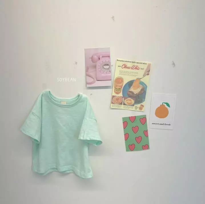 Soybean - Korean Children Fashion - #designkidswear - Slav Boxy Tee - 5