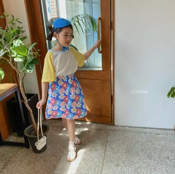 Soybean - Korean Children Fashion - #fashionkids - Flower Skirt - 2