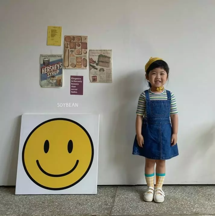 Soybean - Korean Children Fashion - #fashionkids - Denim Dungarees Skirt