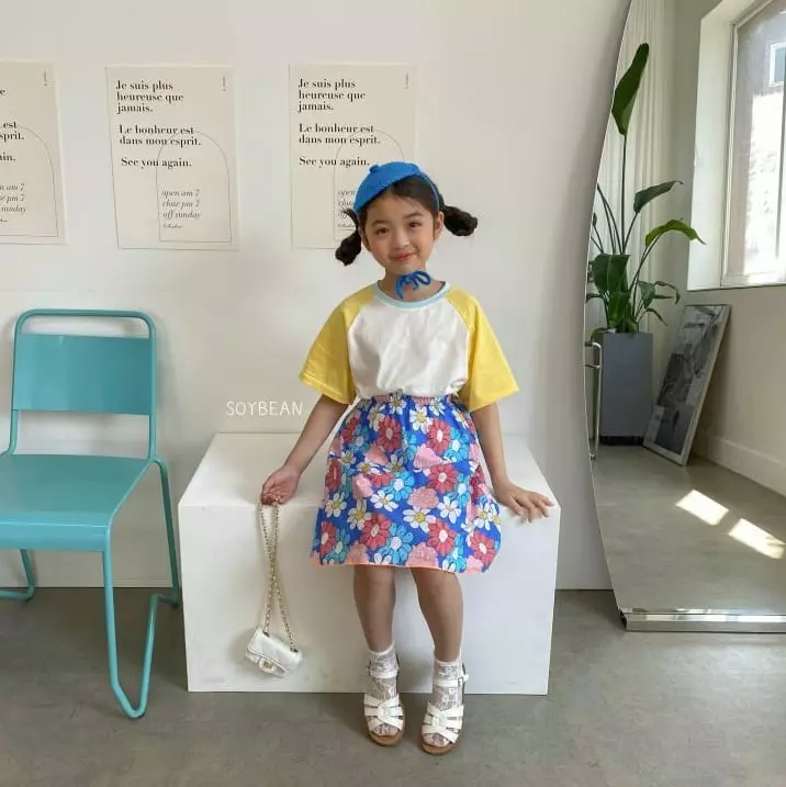 Soybean - Korean Children Fashion - #kidsshorts - Summer Raglan Tee - 6