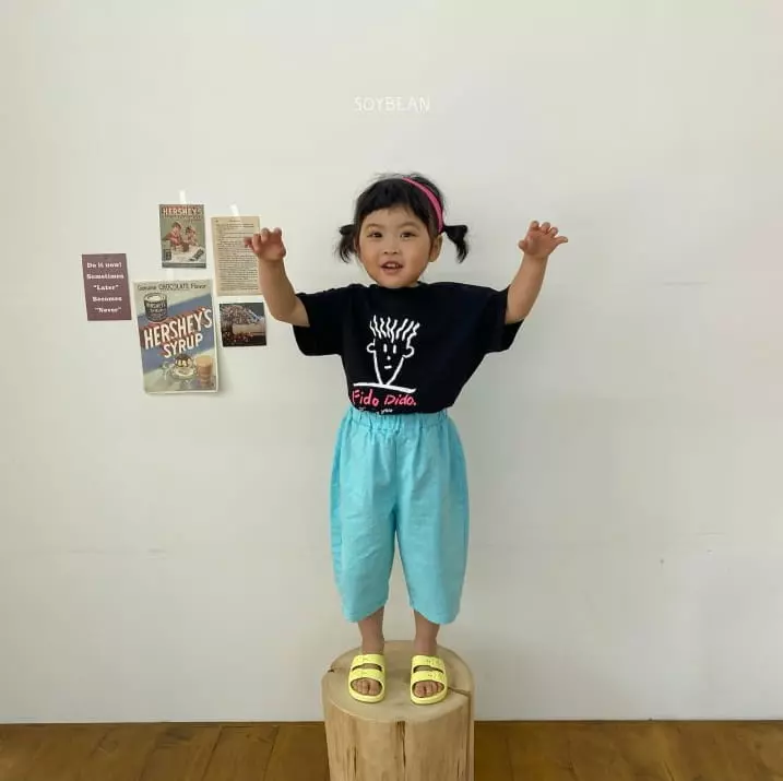 Soybean - Korean Children Fashion - #kidsshorts - Seven Short Sleeves Tee - 3