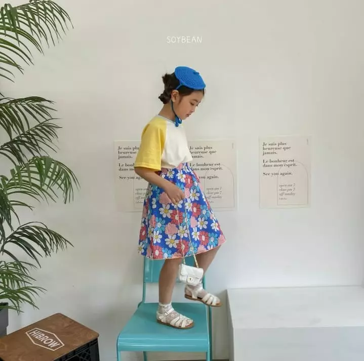 Soybean - Korean Children Fashion - #kidsshorts - Flower Skirt - 4