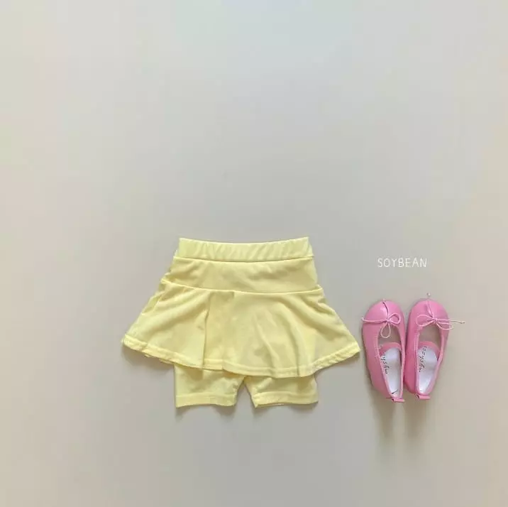 Soybean - Korean Children Fashion - #kidzfashiontrend - Bootscut Skirt Leggings