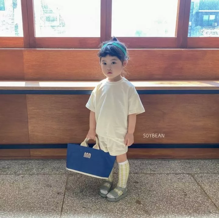 Soybean - Korean Children Fashion - #littlefashionista - Mini Rolly Pop Top Bottom Set - 6