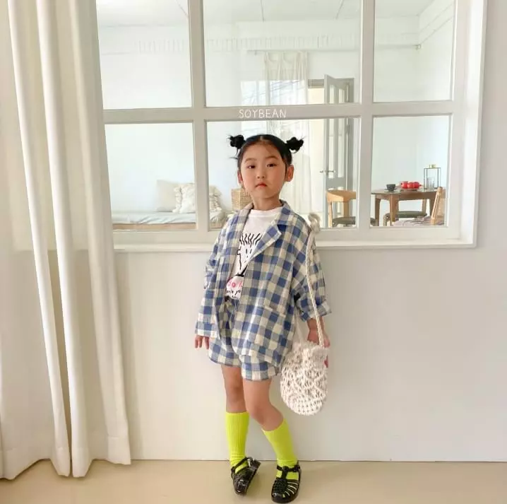 Soybean - Korean Children Fashion - #magicofchildhood - Washing London Boy Top Bottom Set - 5