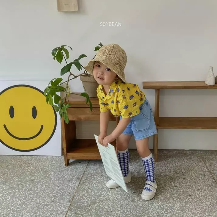 Soybean - Korean Children Fashion - #magicofchildhood - Pocket Denim Shorts - 2