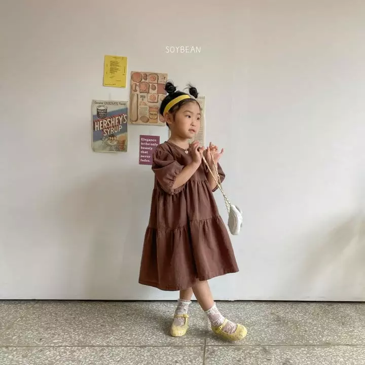 Soybean - Korean Children Fashion - #magicofchildhood - Linen Washing One-piece - 5